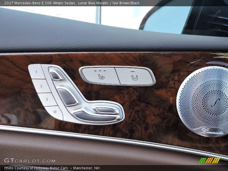 Lunar Blue Metallic / Nut Brown/Black 2017 Mercedes-Benz E 300 4Matic Sedan