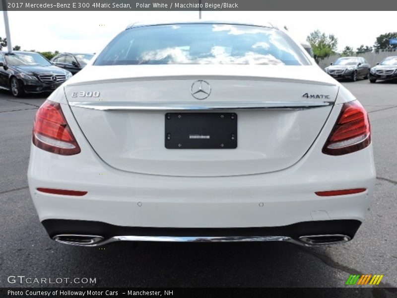 Polar White / Macchiato Beige/Black 2017 Mercedes-Benz E 300 4Matic Sedan