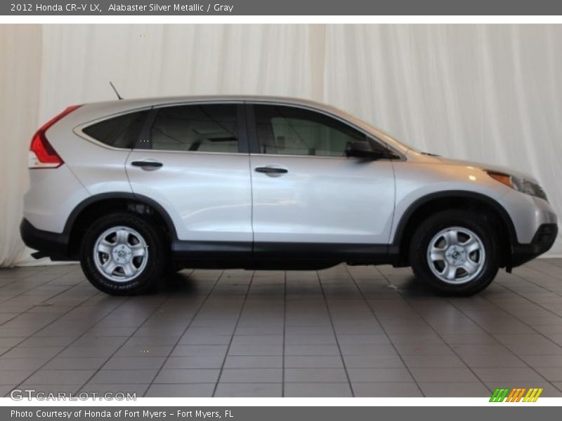 Alabaster Silver Metallic / Gray 2012 Honda CR-V LX