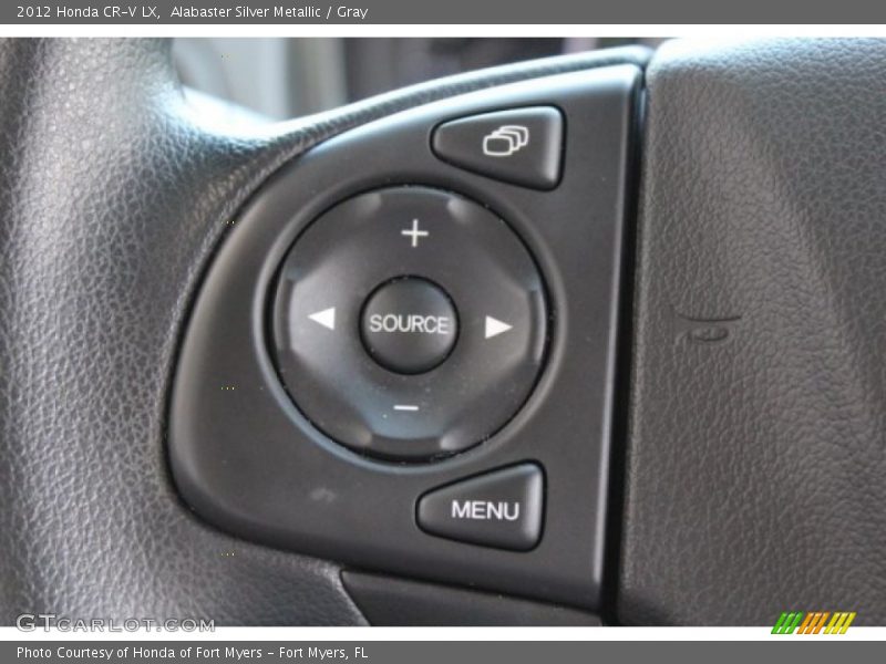 Alabaster Silver Metallic / Gray 2012 Honda CR-V LX