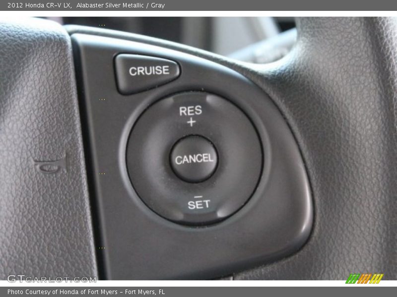 Alabaster Silver Metallic / Gray 2012 Honda CR-V LX