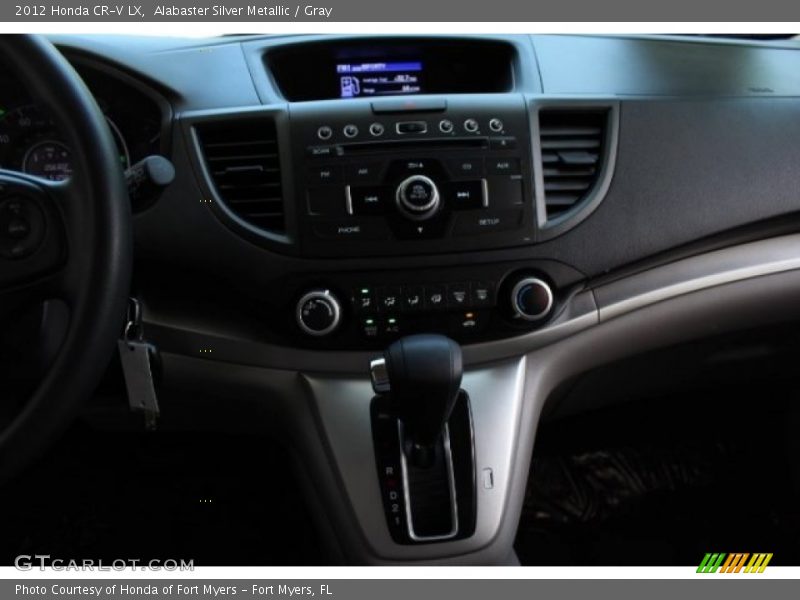 Alabaster Silver Metallic / Gray 2012 Honda CR-V LX