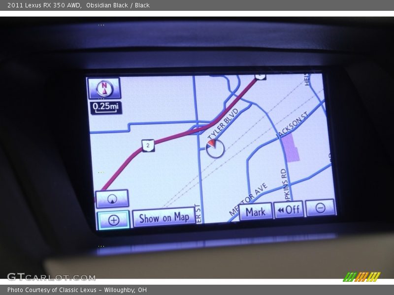 Obsidian Black / Black 2011 Lexus RX 350 AWD