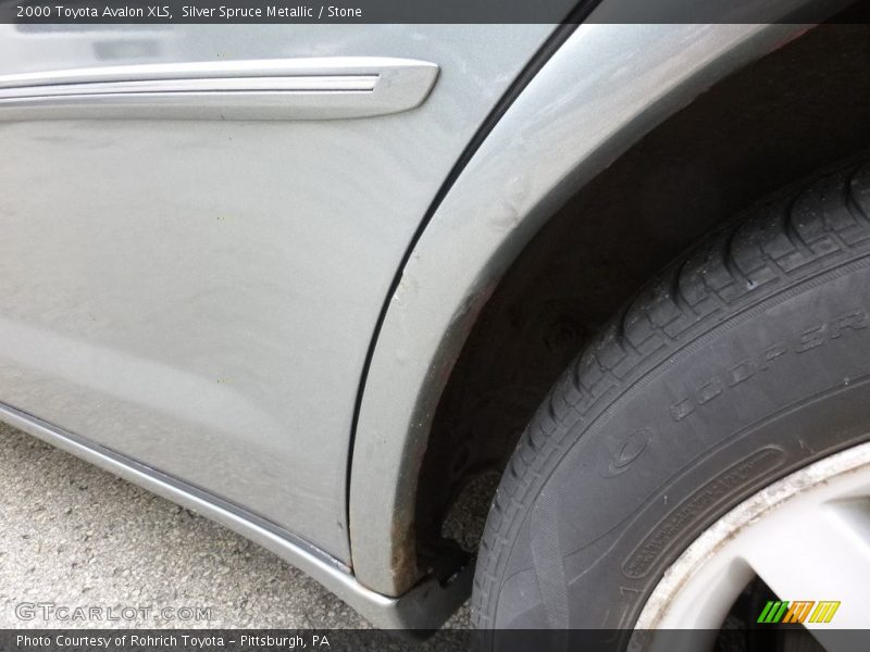 Silver Spruce Metallic / Stone 2000 Toyota Avalon XLS
