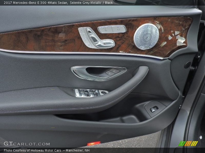 Selenite Grey Metallic / Black 2017 Mercedes-Benz E 300 4Matic Sedan