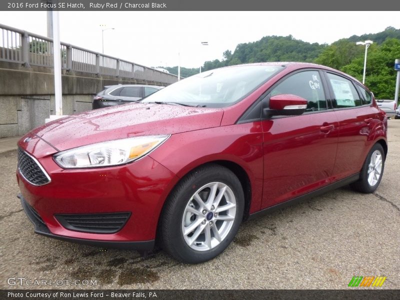 Ruby Red / Charcoal Black 2016 Ford Focus SE Hatch