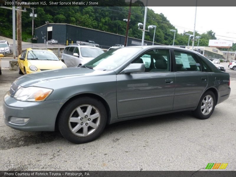 Silver Spruce Metallic / Stone 2000 Toyota Avalon XLS