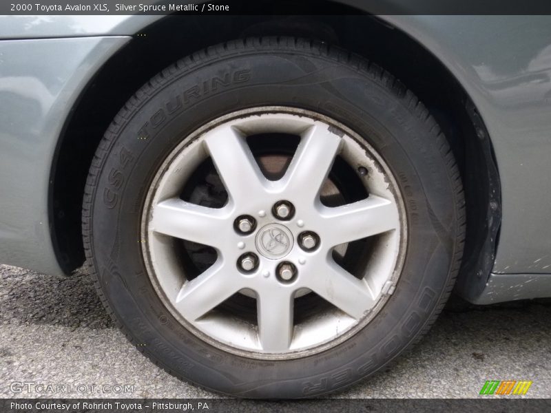 Silver Spruce Metallic / Stone 2000 Toyota Avalon XLS