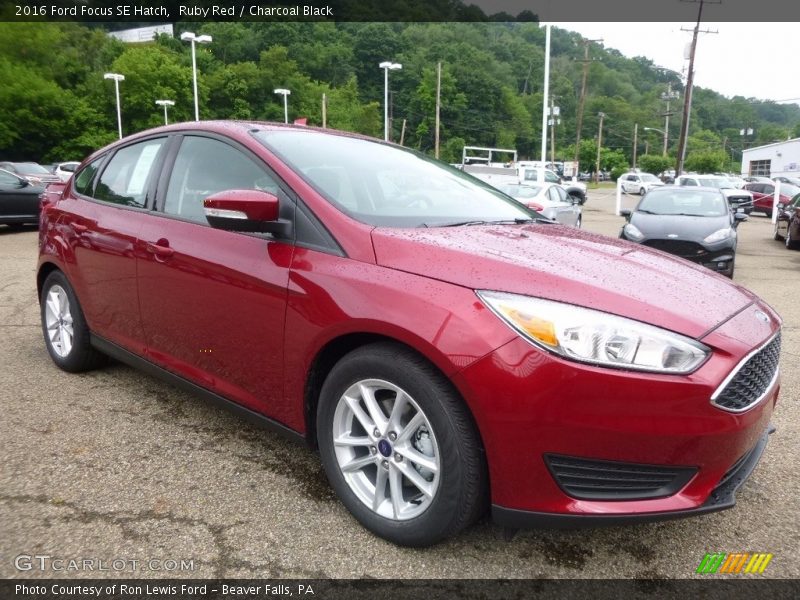 Ruby Red / Charcoal Black 2016 Ford Focus SE Hatch