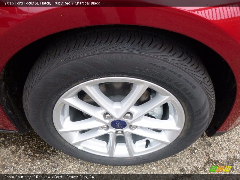 Ruby Red / Charcoal Black 2016 Ford Focus SE Hatch