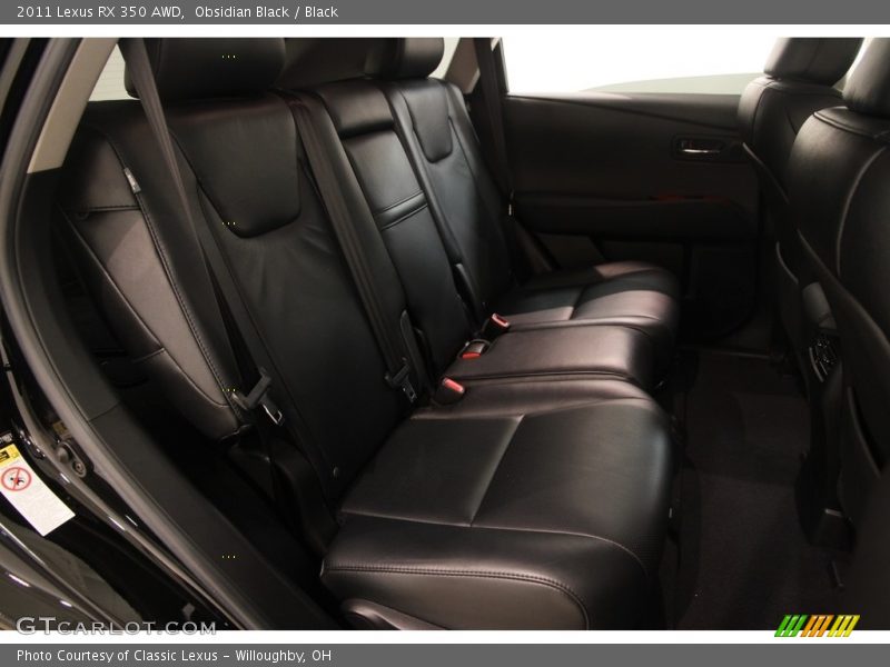 Obsidian Black / Black 2011 Lexus RX 350 AWD