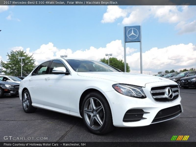 Front 3/4 View of 2017 E 300 4Matic Sedan