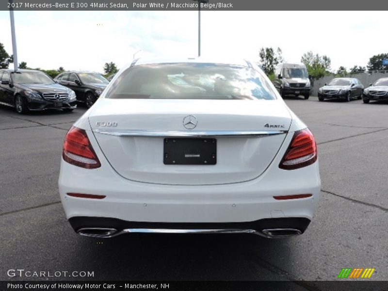 Polar White / Macchiato Beige/Black 2017 Mercedes-Benz E 300 4Matic Sedan