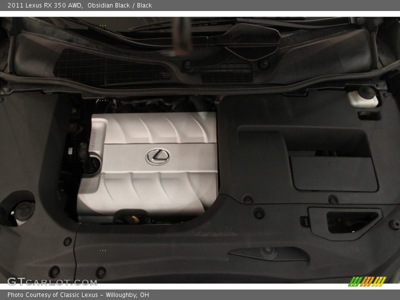 Obsidian Black / Black 2011 Lexus RX 350 AWD