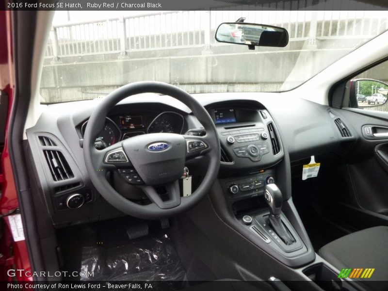 Ruby Red / Charcoal Black 2016 Ford Focus SE Hatch
