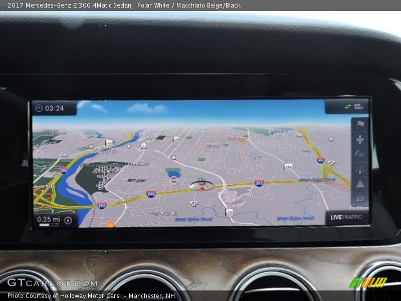 Navigation of 2017 E 300 4Matic Sedan