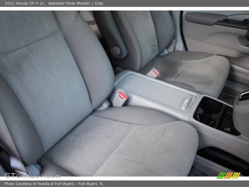 Alabaster Silver Metallic / Gray 2012 Honda CR-V LX