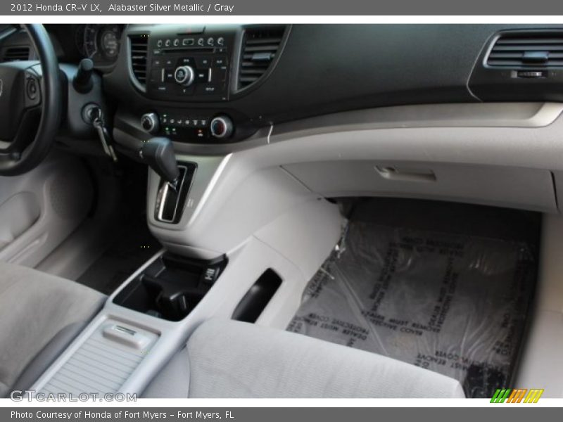 Alabaster Silver Metallic / Gray 2012 Honda CR-V LX