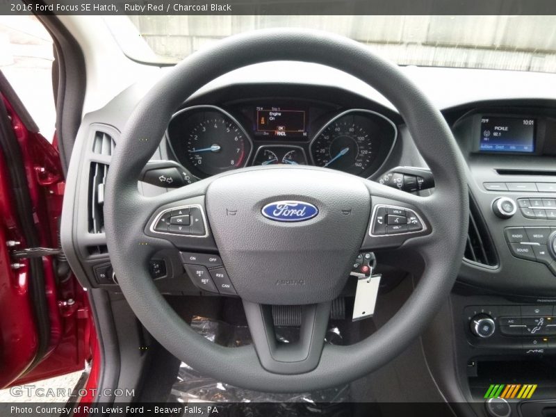 Ruby Red / Charcoal Black 2016 Ford Focus SE Hatch