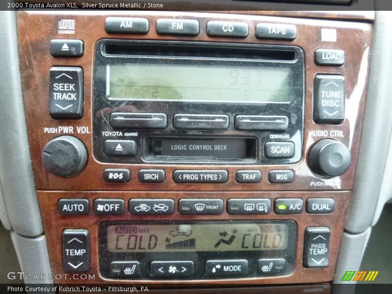 Silver Spruce Metallic / Stone 2000 Toyota Avalon XLS