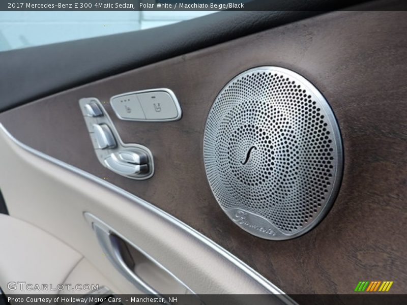 Polar White / Macchiato Beige/Black 2017 Mercedes-Benz E 300 4Matic Sedan