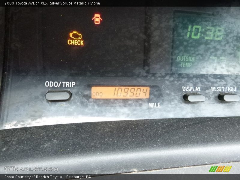 Silver Spruce Metallic / Stone 2000 Toyota Avalon XLS