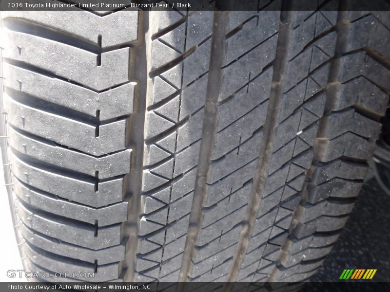 Blizzard Pearl / Black 2016 Toyota Highlander Limited Platinum