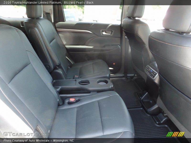 Blizzard Pearl / Black 2016 Toyota Highlander Limited Platinum