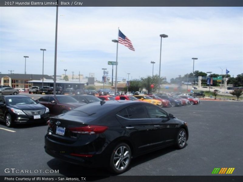 Black / Gray 2017 Hyundai Elantra Limited