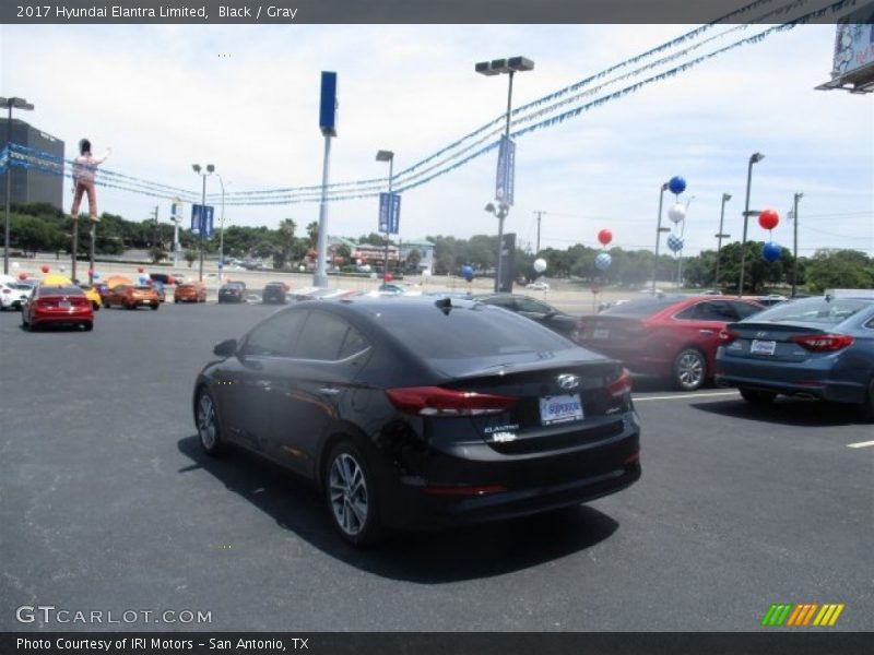 Black / Gray 2017 Hyundai Elantra Limited
