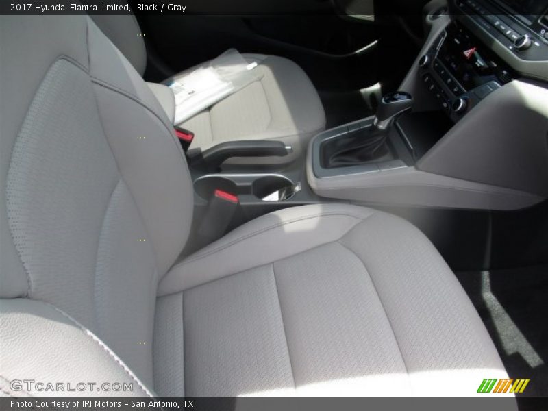 Black / Gray 2017 Hyundai Elantra Limited