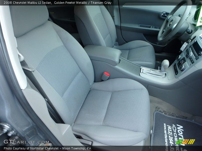 Golden Pewter Metallic / Titanium Gray 2008 Chevrolet Malibu LS Sedan