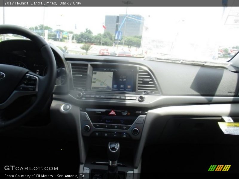 Black / Gray 2017 Hyundai Elantra Limited