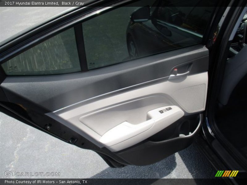 Black / Gray 2017 Hyundai Elantra Limited