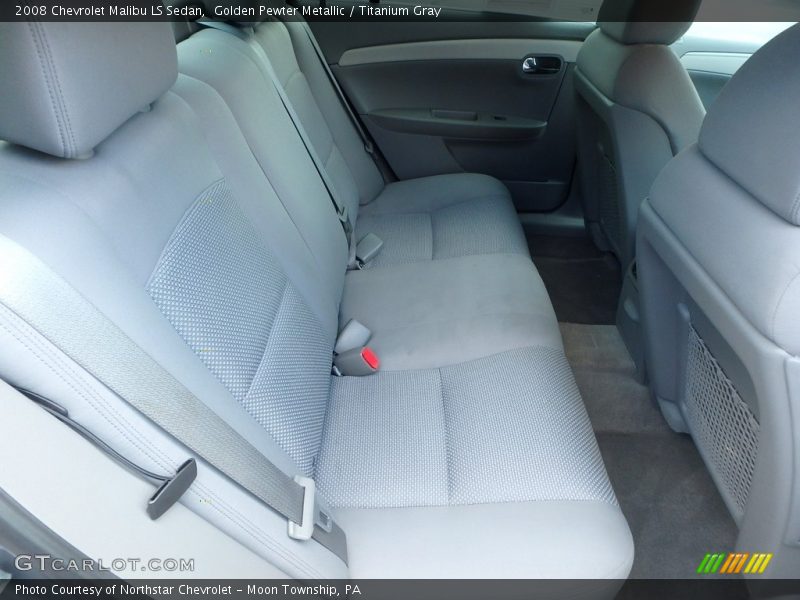 Golden Pewter Metallic / Titanium Gray 2008 Chevrolet Malibu LS Sedan