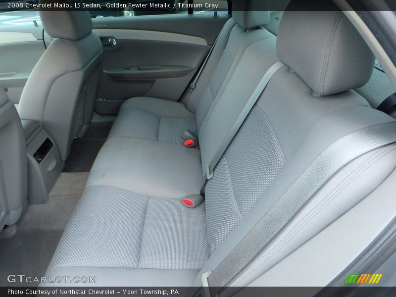 Golden Pewter Metallic / Titanium Gray 2008 Chevrolet Malibu LS Sedan