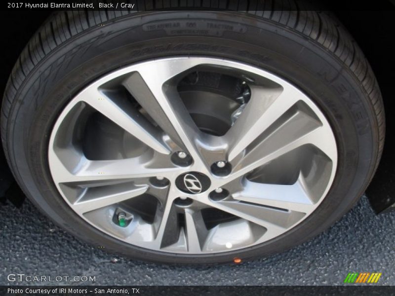 Black / Gray 2017 Hyundai Elantra Limited