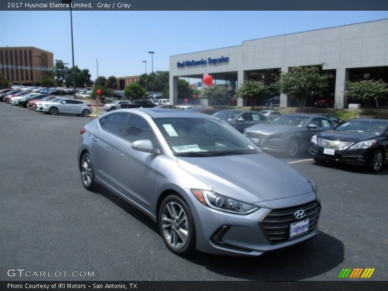 Gray / Gray 2017 Hyundai Elantra Limited