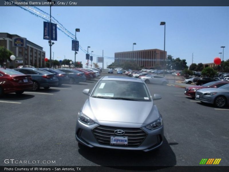 Gray / Gray 2017 Hyundai Elantra Limited