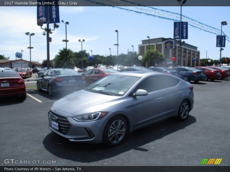 Gray / Gray 2017 Hyundai Elantra Limited