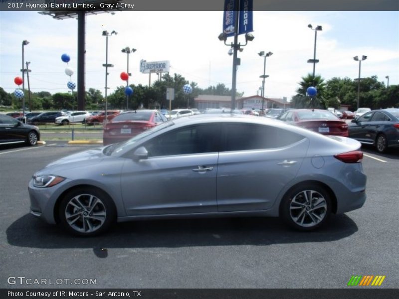 Gray / Gray 2017 Hyundai Elantra Limited