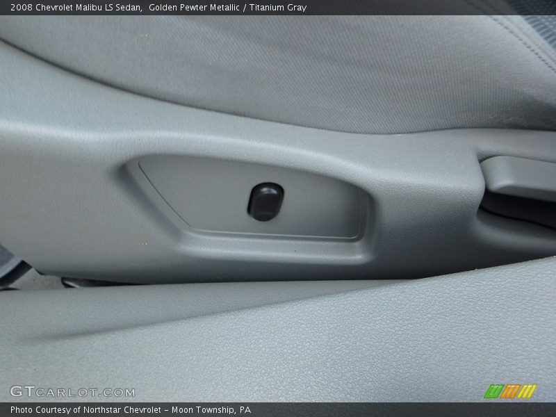 Golden Pewter Metallic / Titanium Gray 2008 Chevrolet Malibu LS Sedan