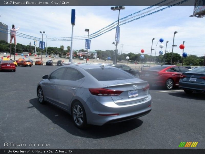 Gray / Gray 2017 Hyundai Elantra Limited