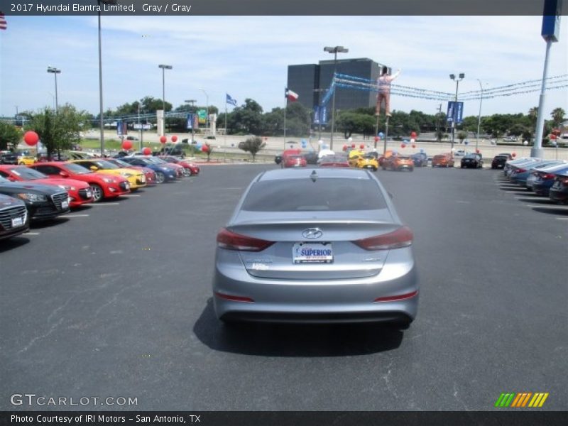 Gray / Gray 2017 Hyundai Elantra Limited