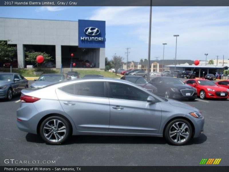 Gray / Gray 2017 Hyundai Elantra Limited