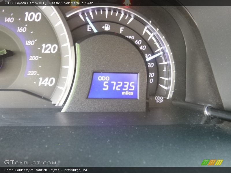 Classic Silver Metallic / Ash 2013 Toyota Camry XLE