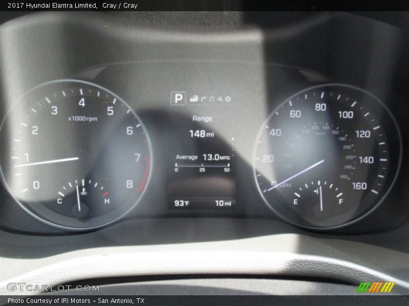 Gray / Gray 2017 Hyundai Elantra Limited