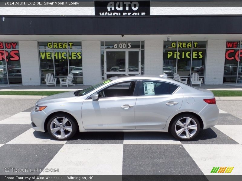 Silver Moon / Ebony 2014 Acura ILX 2.0L