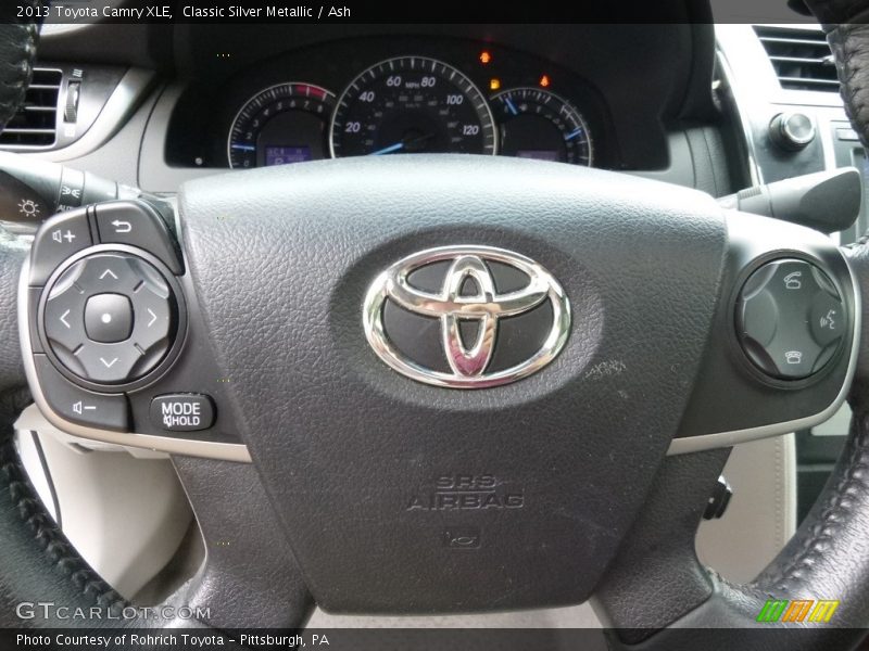 Classic Silver Metallic / Ash 2013 Toyota Camry XLE