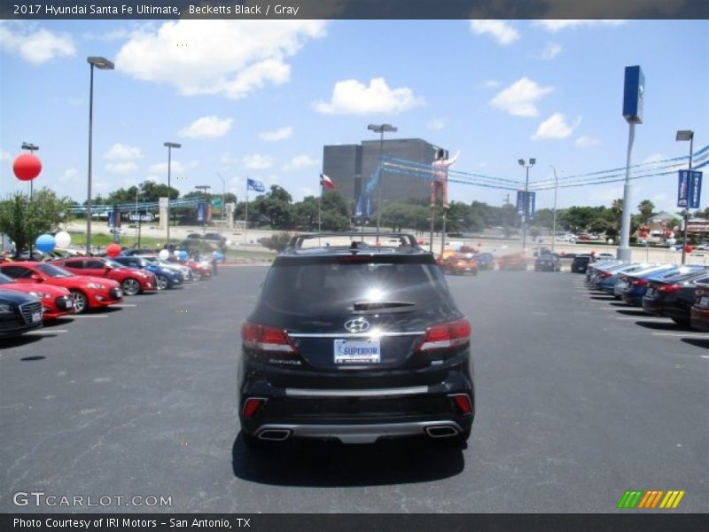 Becketts Black / Gray 2017 Hyundai Santa Fe Ultimate
